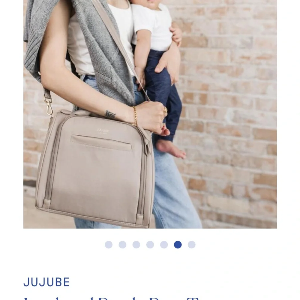 Jujube Insulated Bottle Bag Taupe